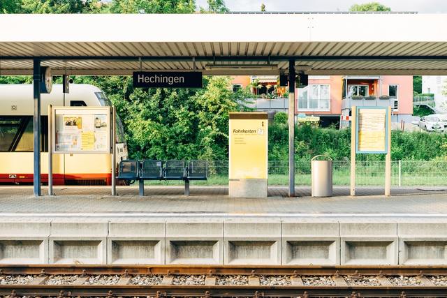togstation i Tyskland